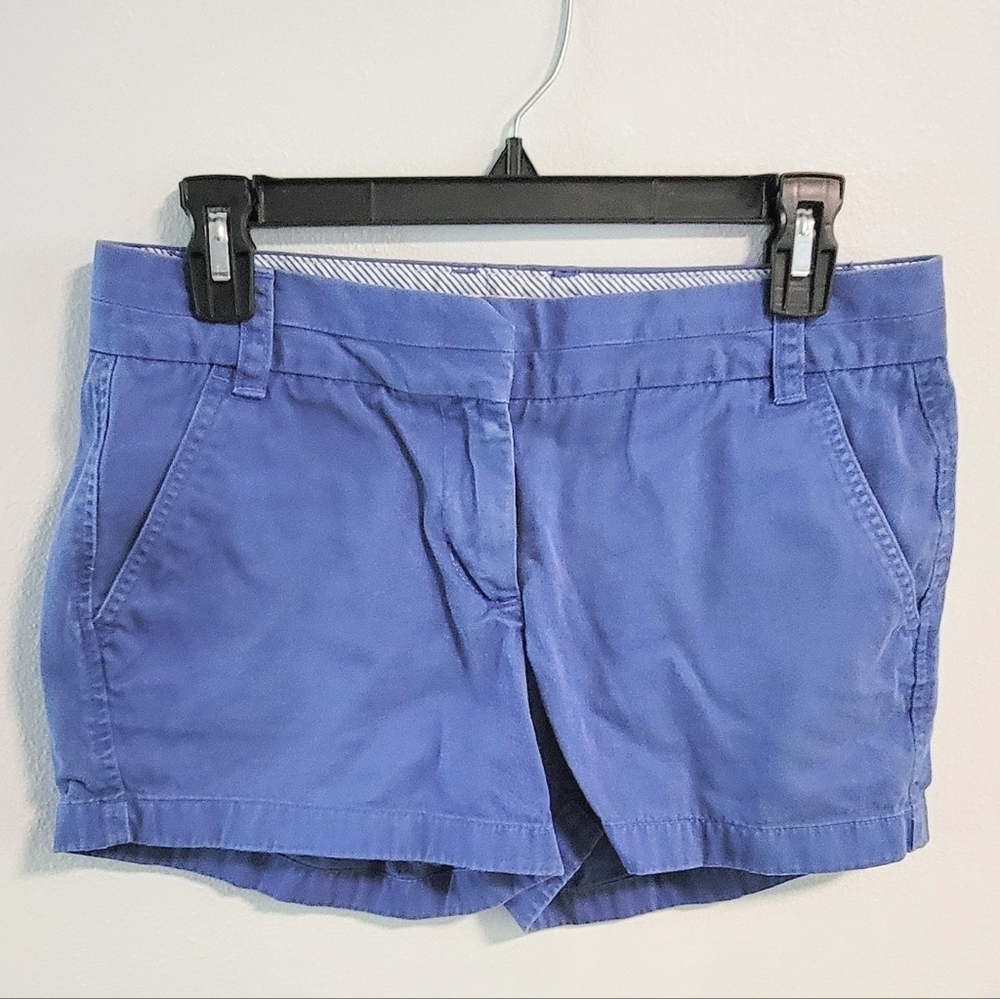 4 J Crew 100% Cotton Chino Broken In Short Nautical Beach Vacation Resort Preppy